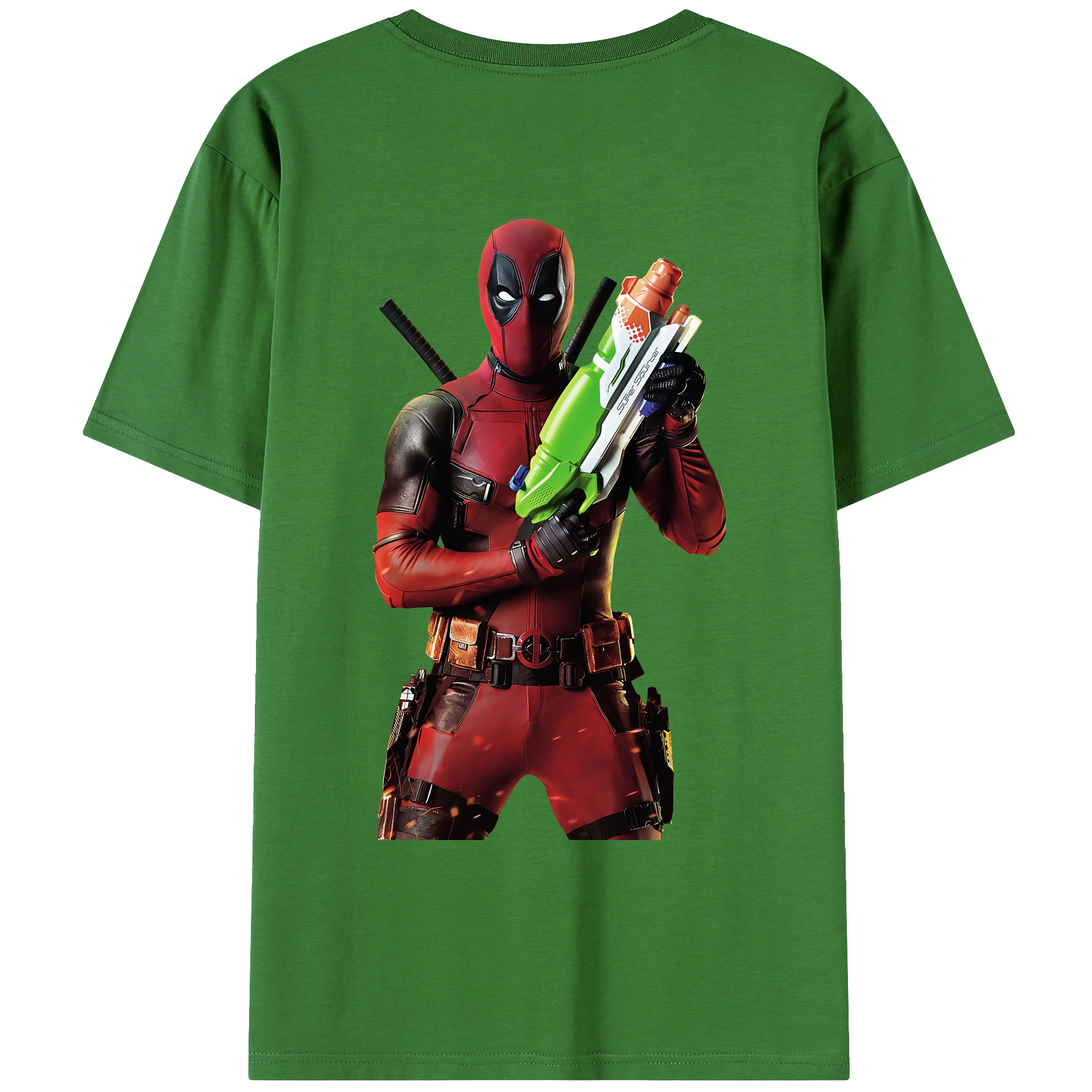 （画像用） Deadpool デッドプール レディース半袖Tシャツ(バックプリント)